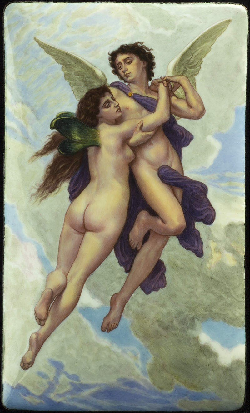 'Love and Psyche' after William-Adolphe Bouguereau
